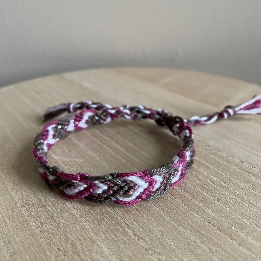 Addison Bracelet, anklet, trendy, comfortable, tie, embroidery thread, woven, gi